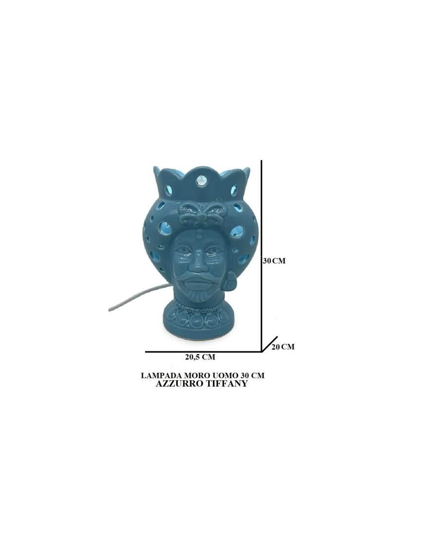 MORO MAN BLUE LAMP 30 CENTIMETERS