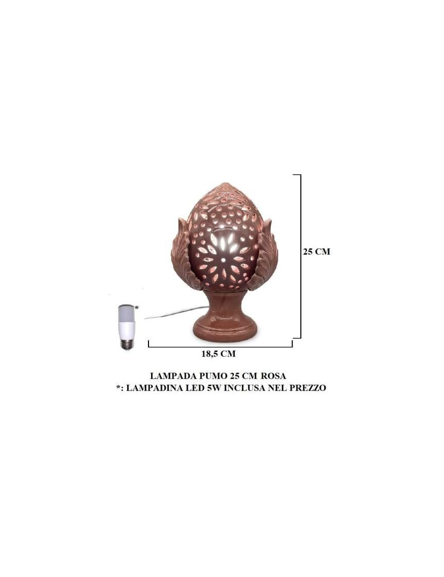 PUMO PINK LAMP 25 CM