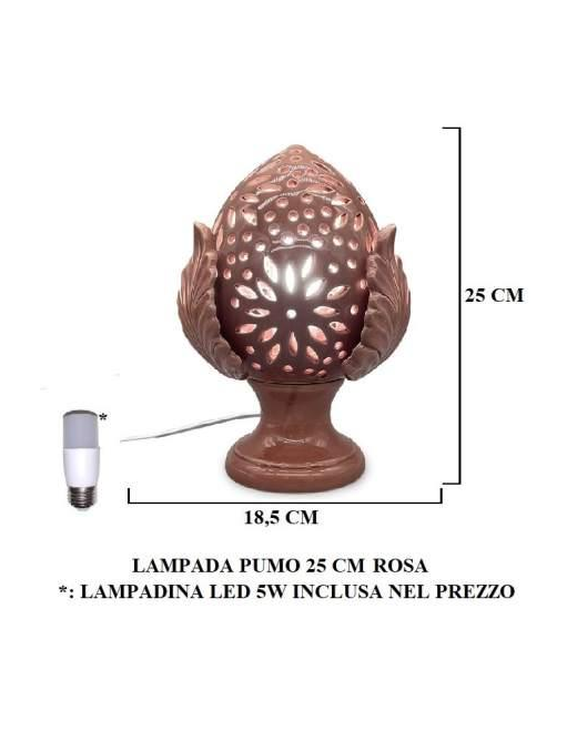 PUMO PINK LAMP 25 CM