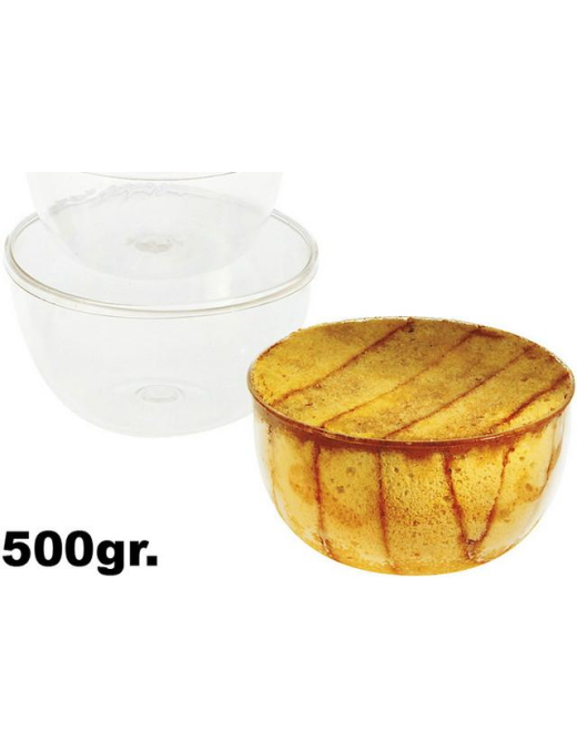 LINEA GELATO ZUCCOTTO CON COPERCHIO 500 GRAMMI 3 PEZZI