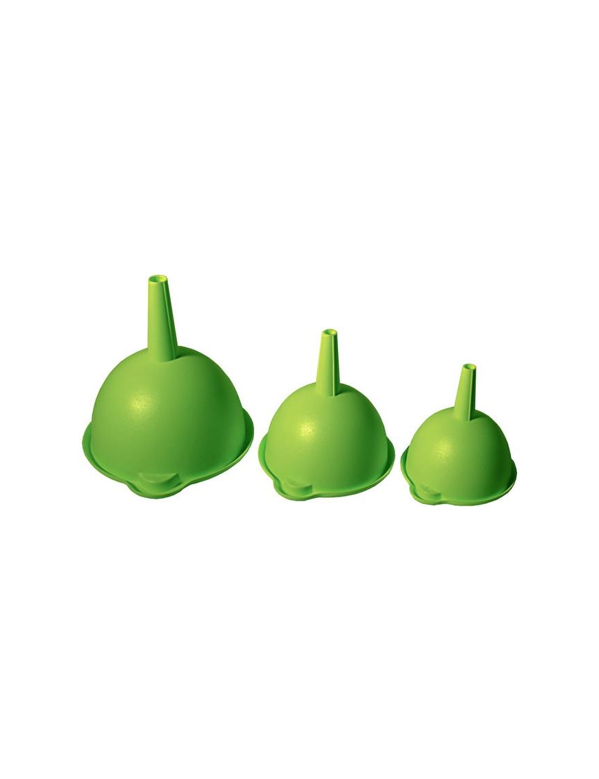 TRIS FUNNELS DIAMETERS: 10, 12, 16 CENTIMETERS