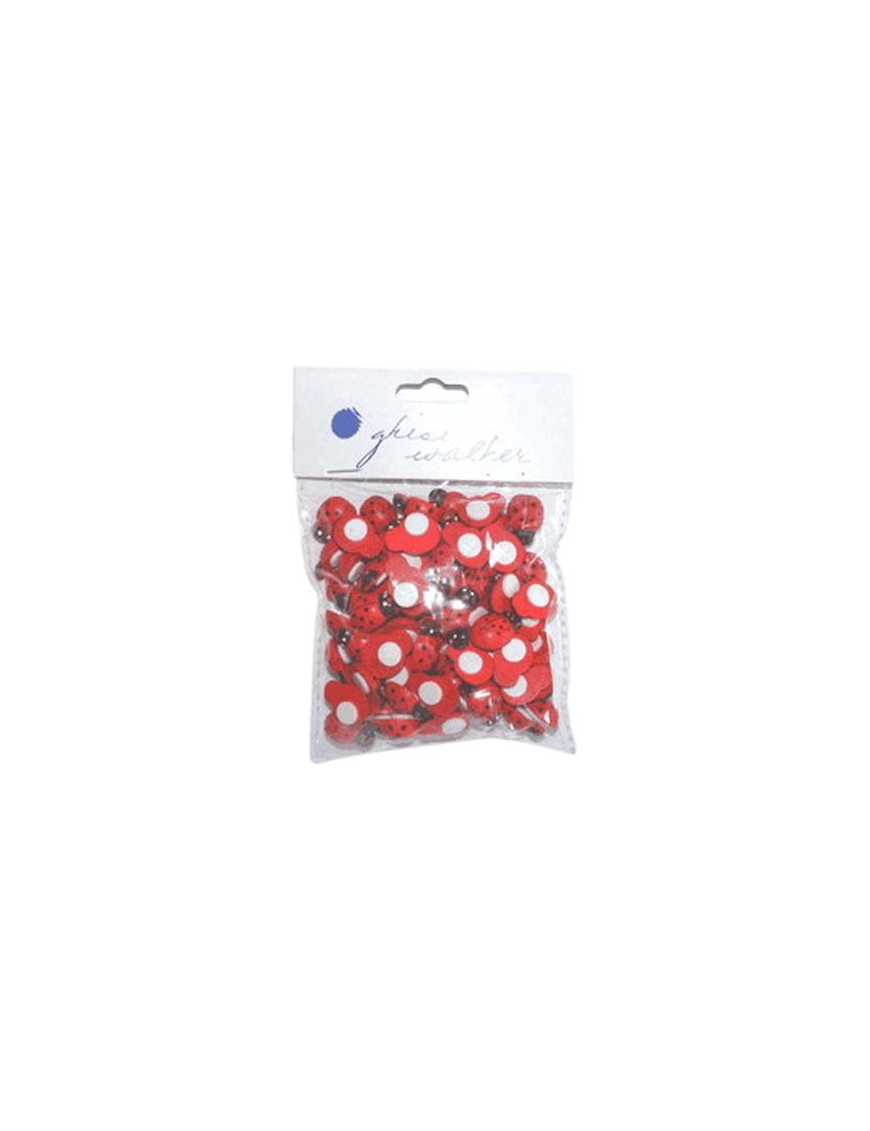 LADYBIRD 18 MM DOUBLE-SIDED ADHESIVE 80 PIECES