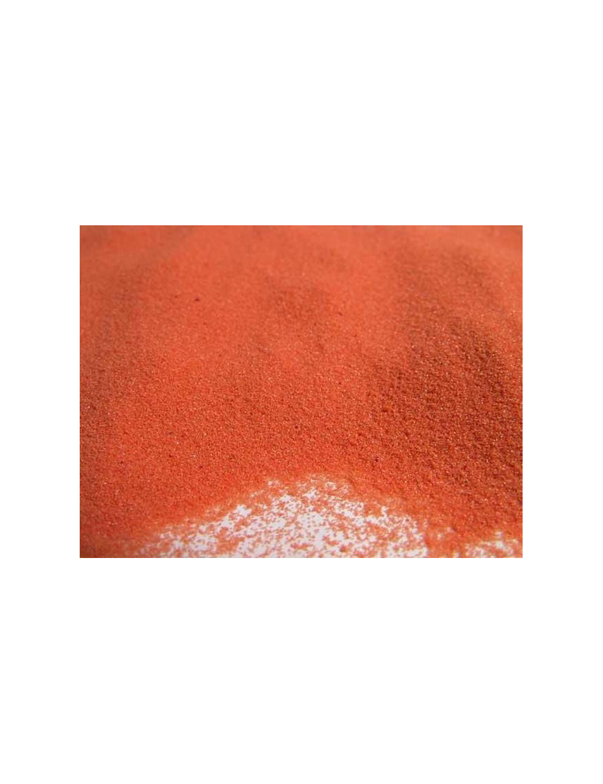SABBIA DECOR 0,4-0,7 ARANCIO 1 KILOGRAMMO