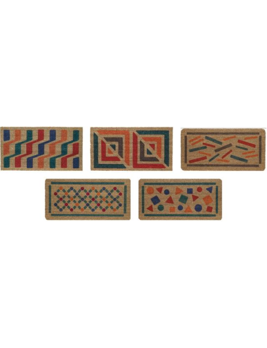 TROPICAL COCONUT DOORMAT 40x80 ASSORTED COLORS AND DESIGNS