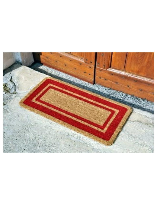 COCONUT DOORMAT WITH BAG 70x140 ASSORTED COLORS AND DESIGNS