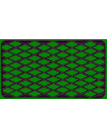 RHOMBUS DOORMAT 35x60 ASSORTED COLORS AND DESIGNS