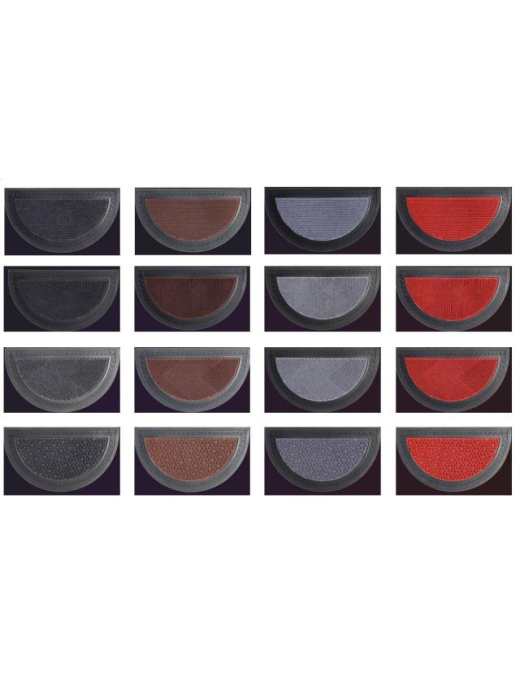 ZERBINO ATENE MEZZALUNA 38x68 COLORI E DISEGNI ASSORTITI