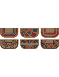 TROPICAL CAPITOL COCONUT DOORMAT 40x70 ASSORTED COLORS AND DESIGNS
