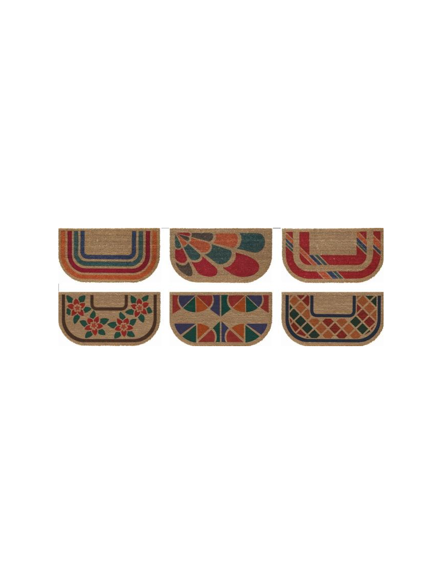 TROPICAL CAPITOL COCONUT DOORMAT 40x70 ASSORTED COLORS AND DESIGNS