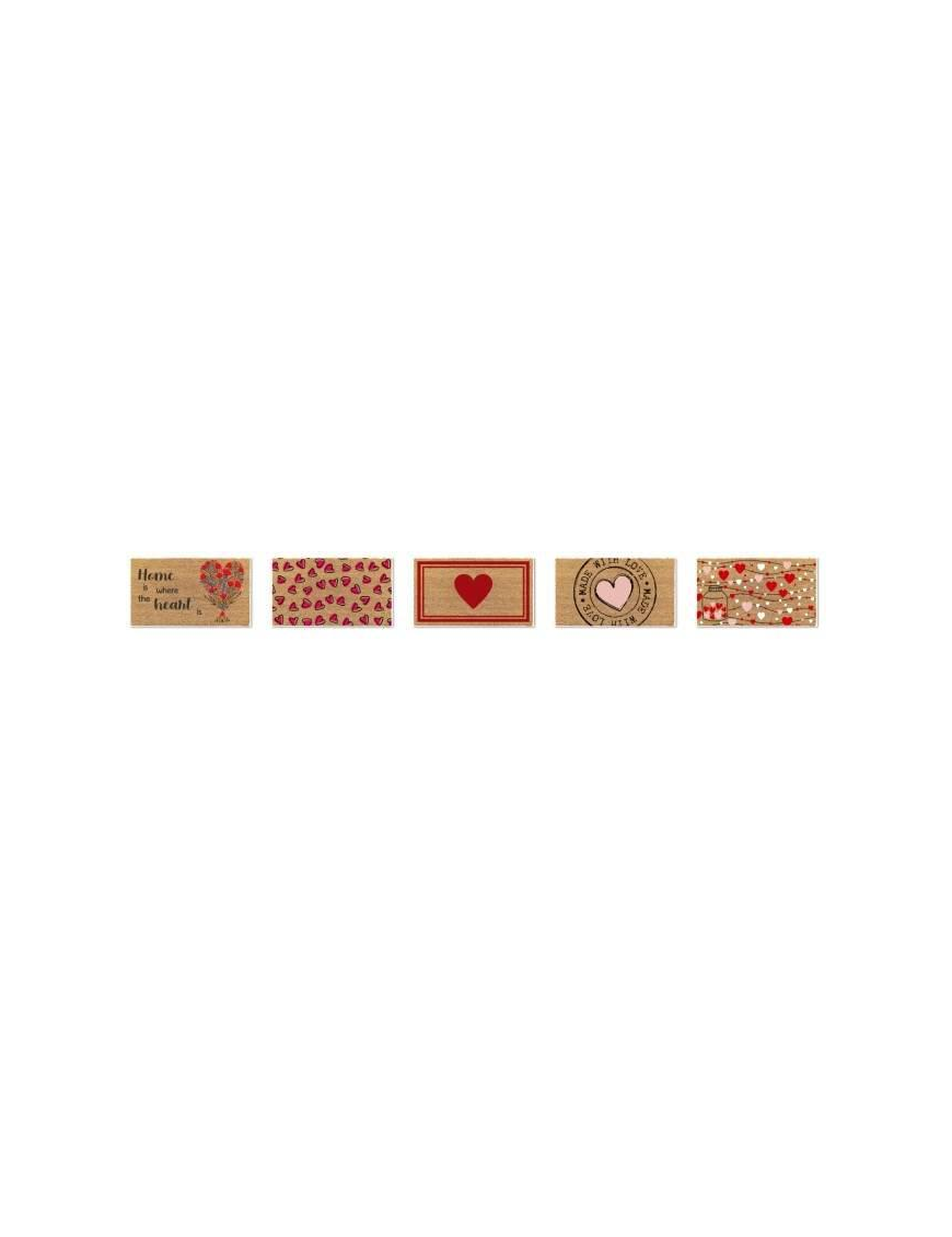 ZERBINO ITALO ECO 40x70 LOVE COLORI E DISEGNI ASSORTITI