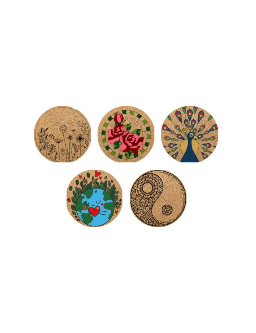 ITALO ROUND DOORMAT 60 CENTIMETERS ASSORTED COLORS AND DESIGNS