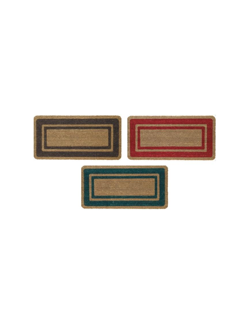 ZERBINO COCCO 60x120 BORDO COLORI E DISEGNI ASSORTITI