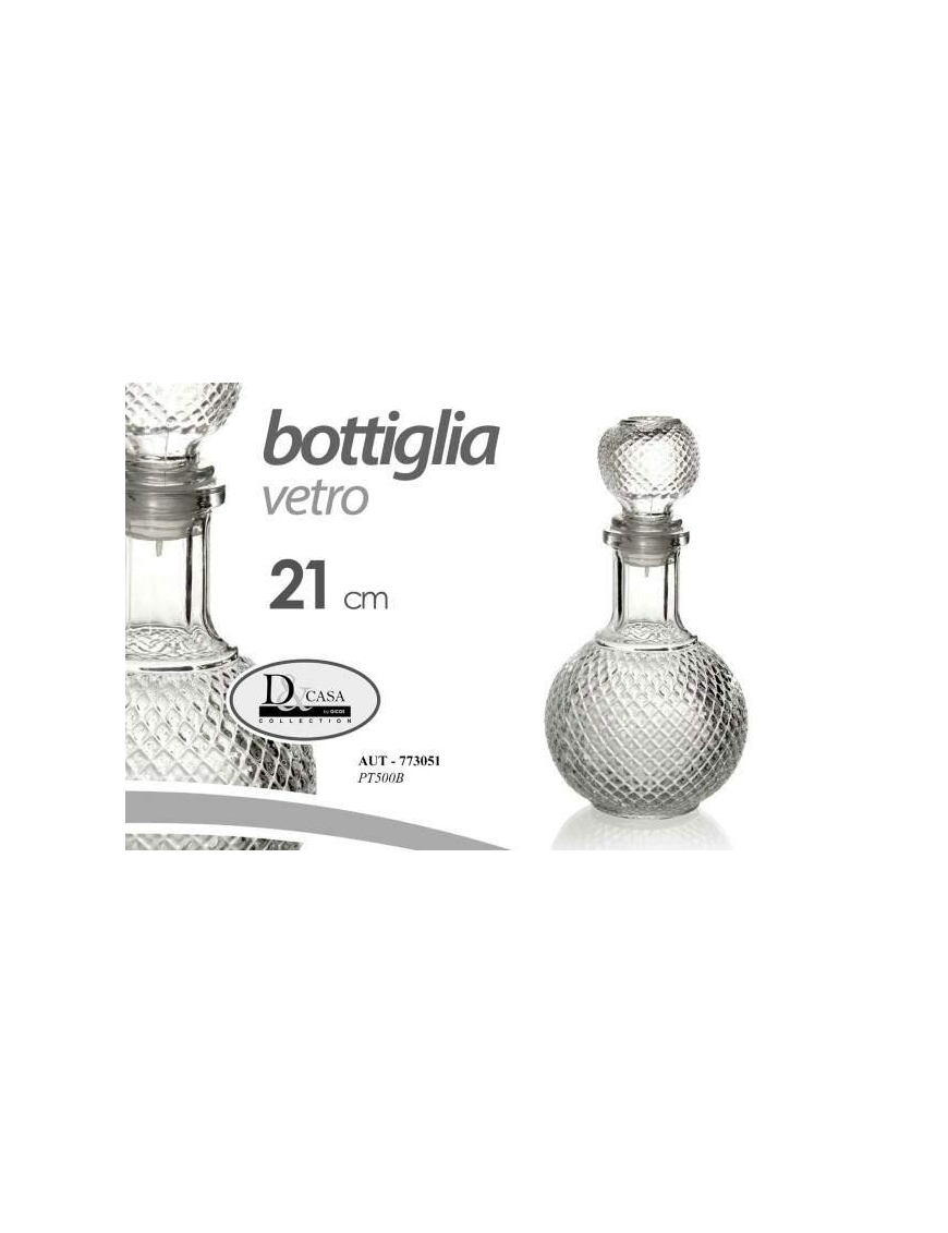 BOTTIGLIA TONDA VETRO 500ml