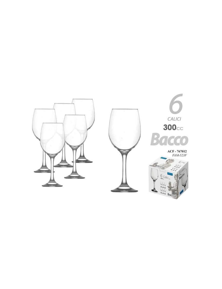 BACCHUS GLASSES 300cc 6 pieces
