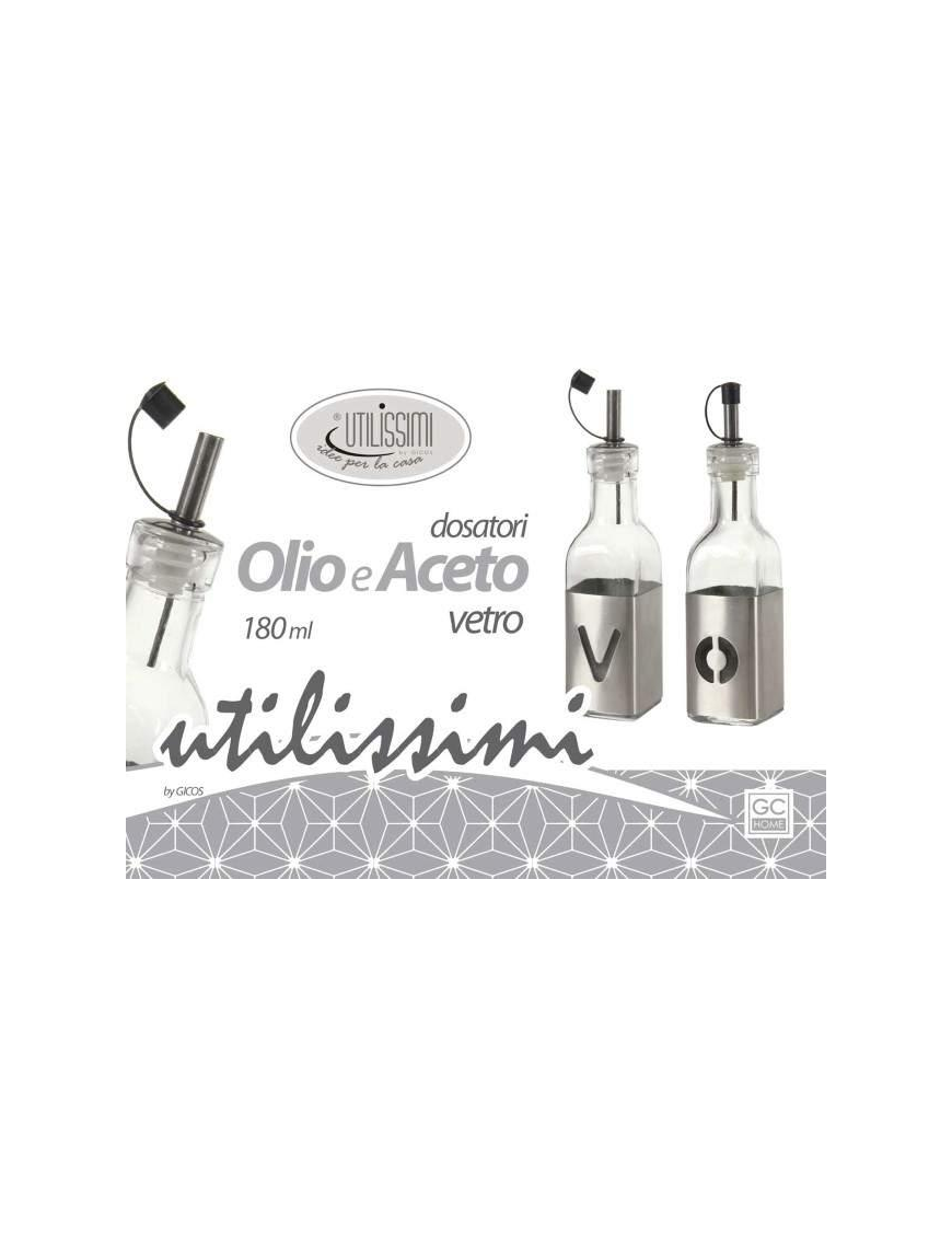 BOTTIGLIA OLIO/ACETO IN VETRO 180ml