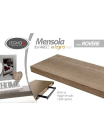 MENSOLA ROVERE 40x25x3,8cm