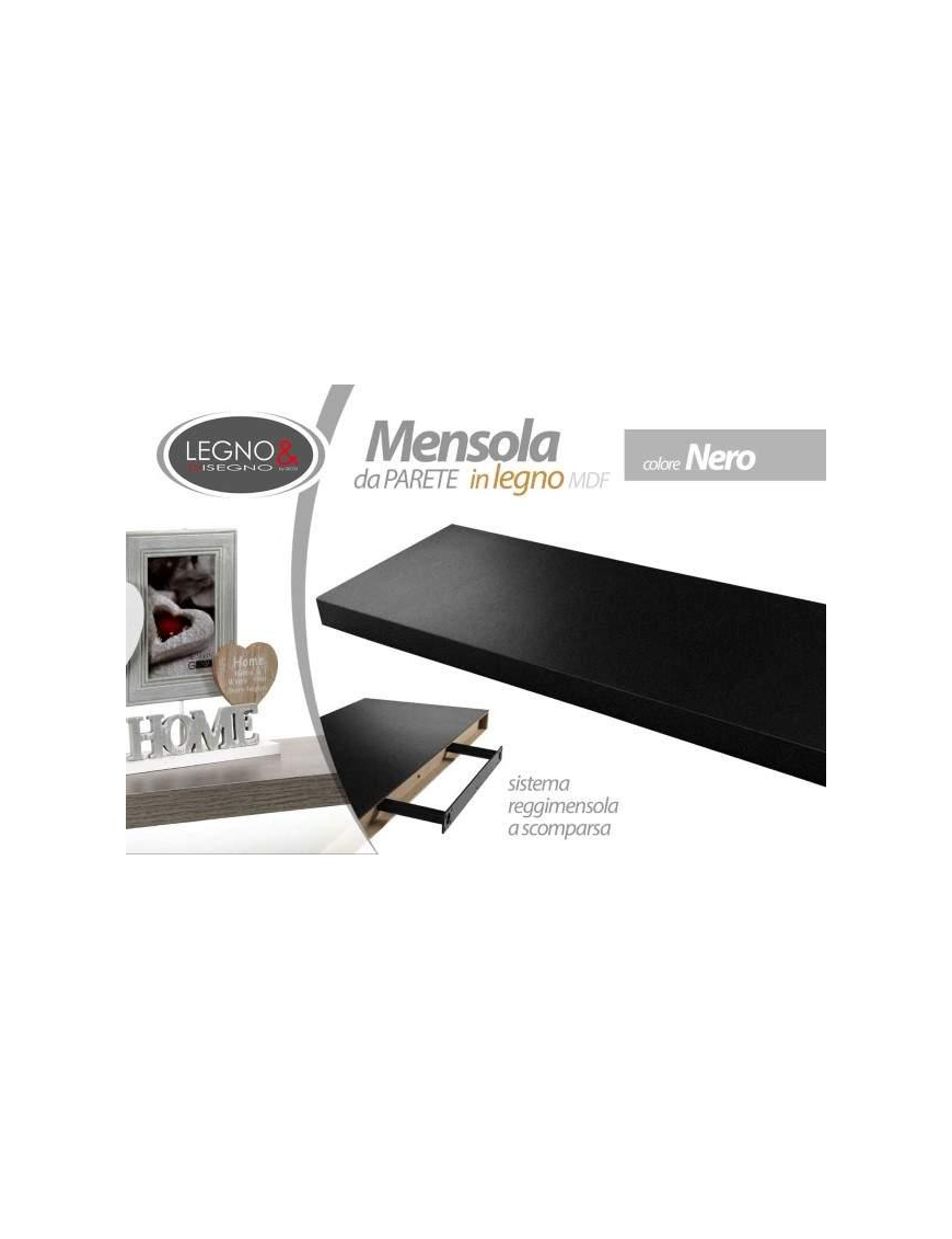 BLACK SHELF 60x25x3.8cm