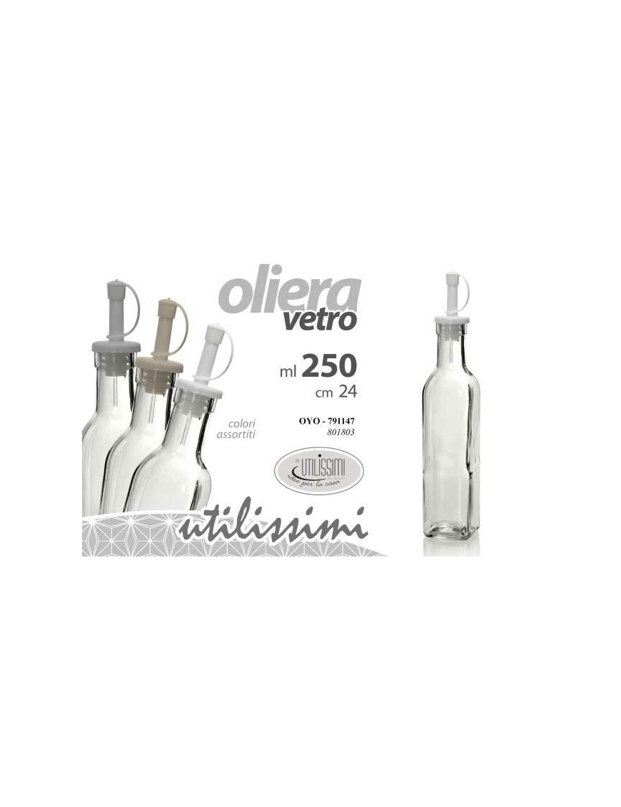 GLASS OIL JAR 250ml
