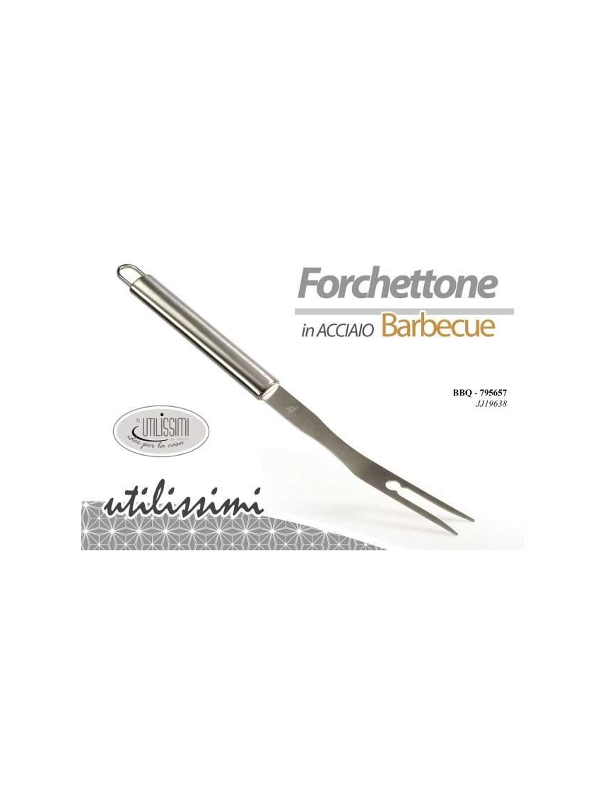 ACCESSORI BARBECUE FORCHETTONE ACCIAIO