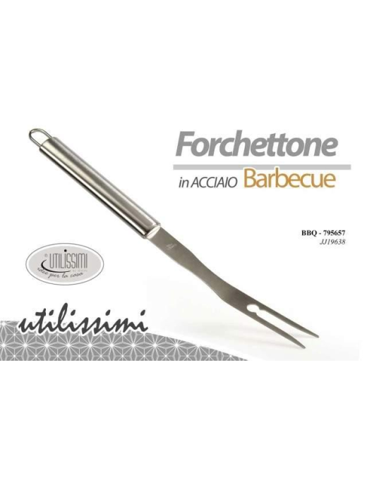ACCESSORI BARBECUE FORCHETTONE ACCIAIO
