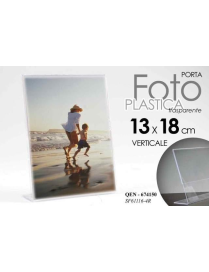 PORTA FOTO PLEXIGLASS VERTICALE 13x18cm