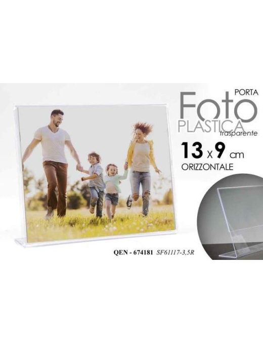 PORTA FOTO PLEXIGLASS ORIZZONTALE 13x9cm