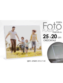 HORIZONTAL PLEXIGLASS PHOTO HOLDER 25x20cm