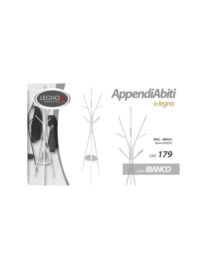 WHITE CLOTHES HANGER 179cm