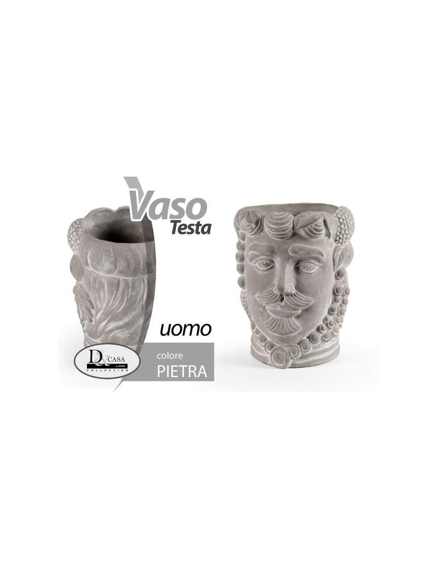 PORTAVASO UOMO 18x17x23cm