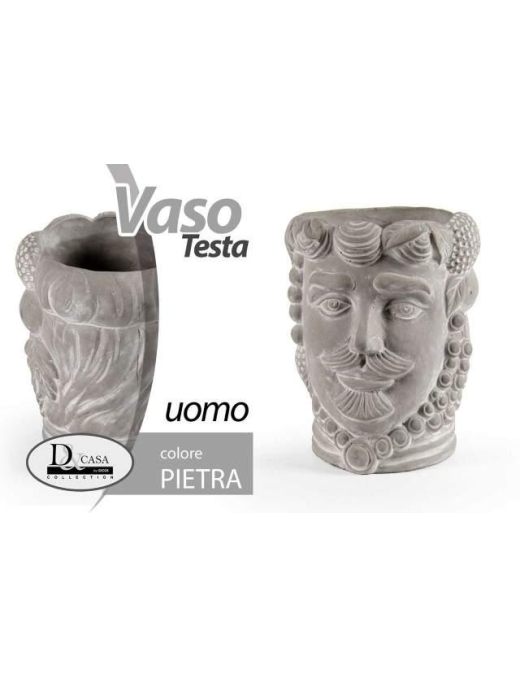 PORTAVASO UOMO 18x17x23cm