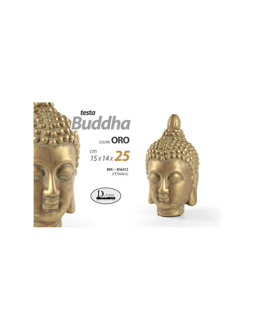 BUDDHA2 ORO TESTA 15x14x25
