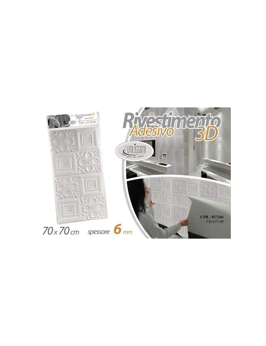 RIVESTIMENTO PARETE 3D 70x70x0,6cm