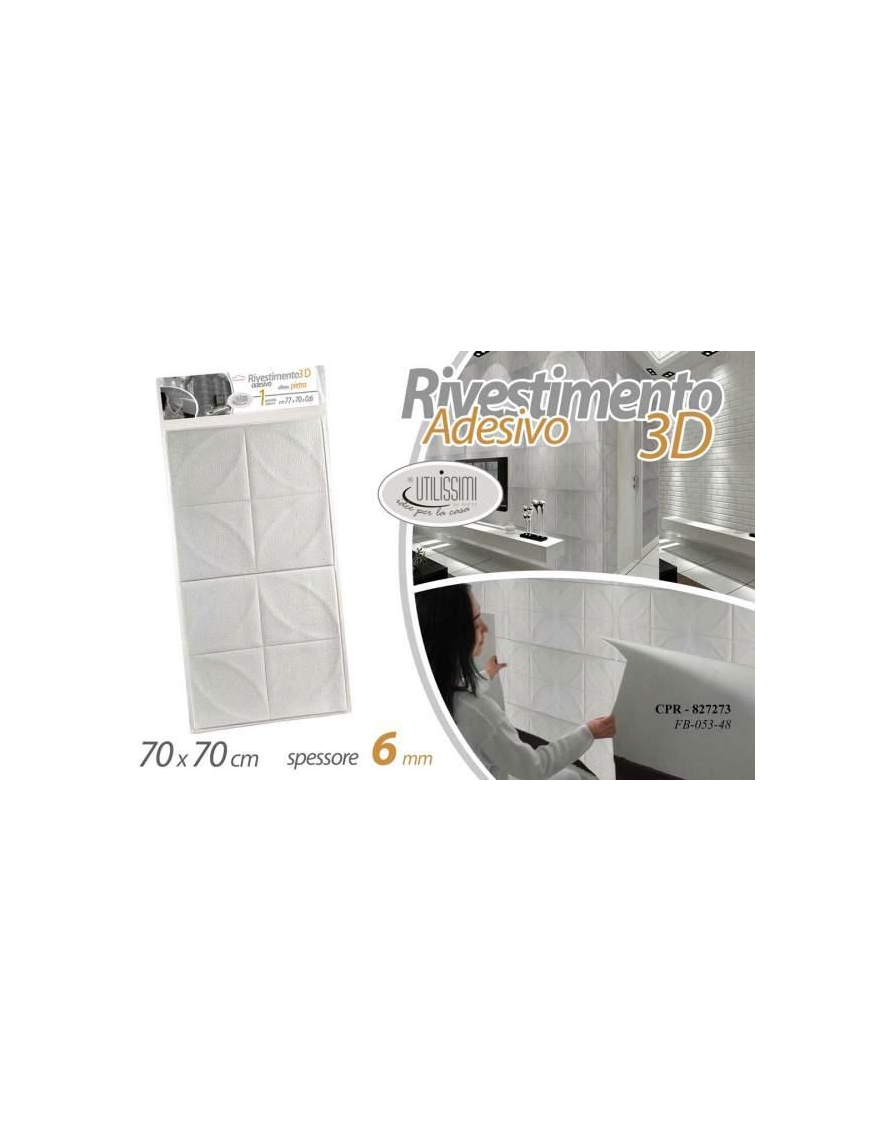 RIVESTIMENTO PARETE 3D 70x70x0,6cm