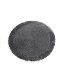 ROUND PLACEMAT 38cm BLACK
