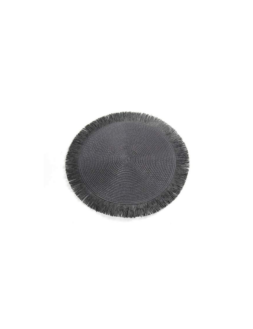 TOVAGLIETTA TONDA 38cm NERA