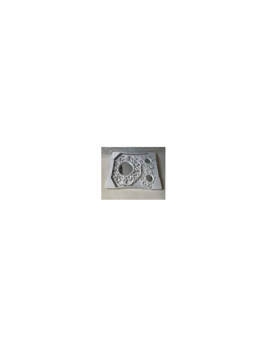 SPECCHIO 3 pezzi BIANCO