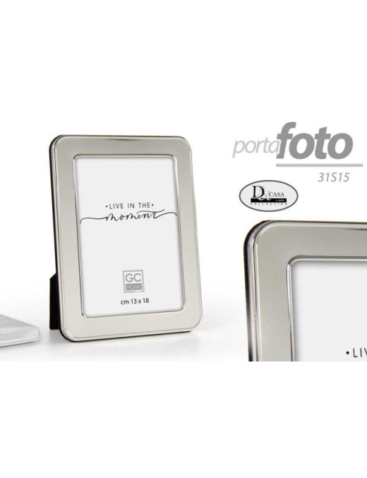 SILVER SIMPLE PHOTO HOLDER 13x18cm