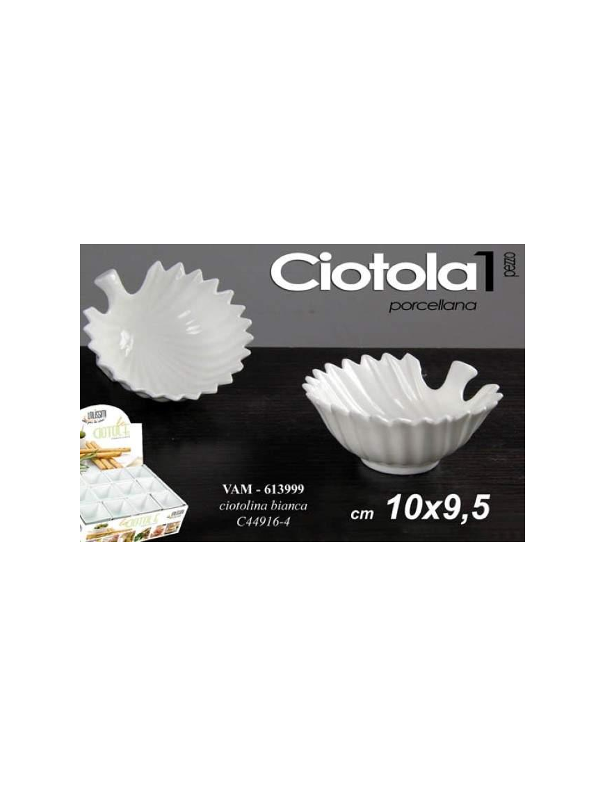 CIOTOLINA FOGLIA 10x9,5cm