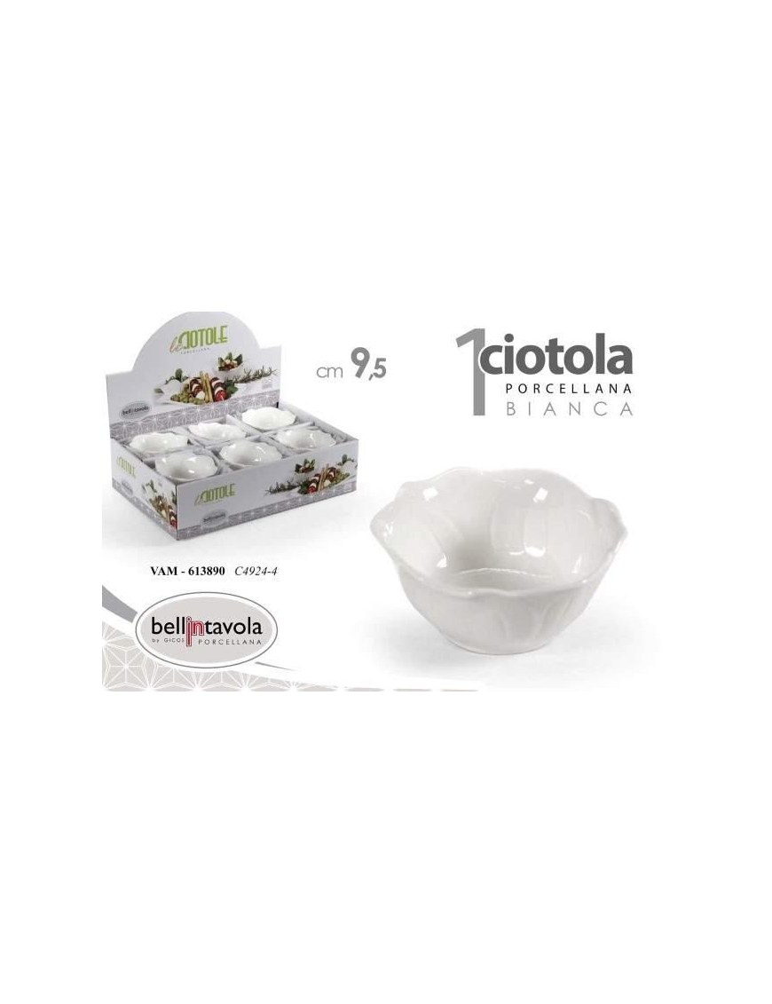 CIOTOLINA FIORE 9,5x9,5cm