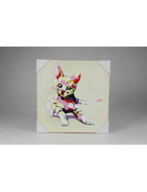 QUADRO BOD GATTI 40x40x1,8cm 613333 $$
