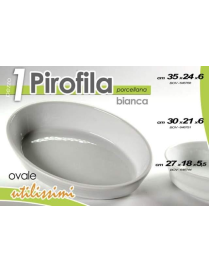 PIROFILA OVALE 27x18,5x5,5cm