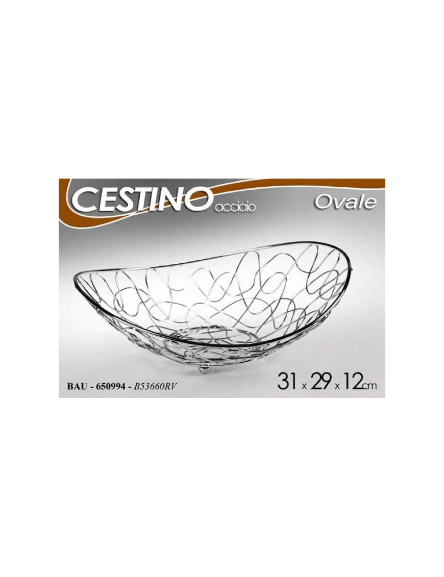 OVAL BASKET 31x29x12cm
