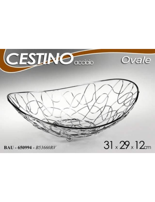 CESTINO OVALE 31x29x12cm