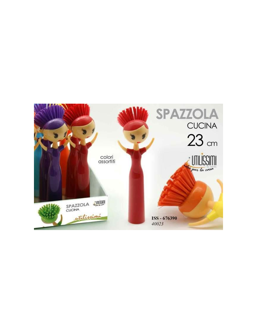 SPAZZOLA LAVAPIATTI 23cm