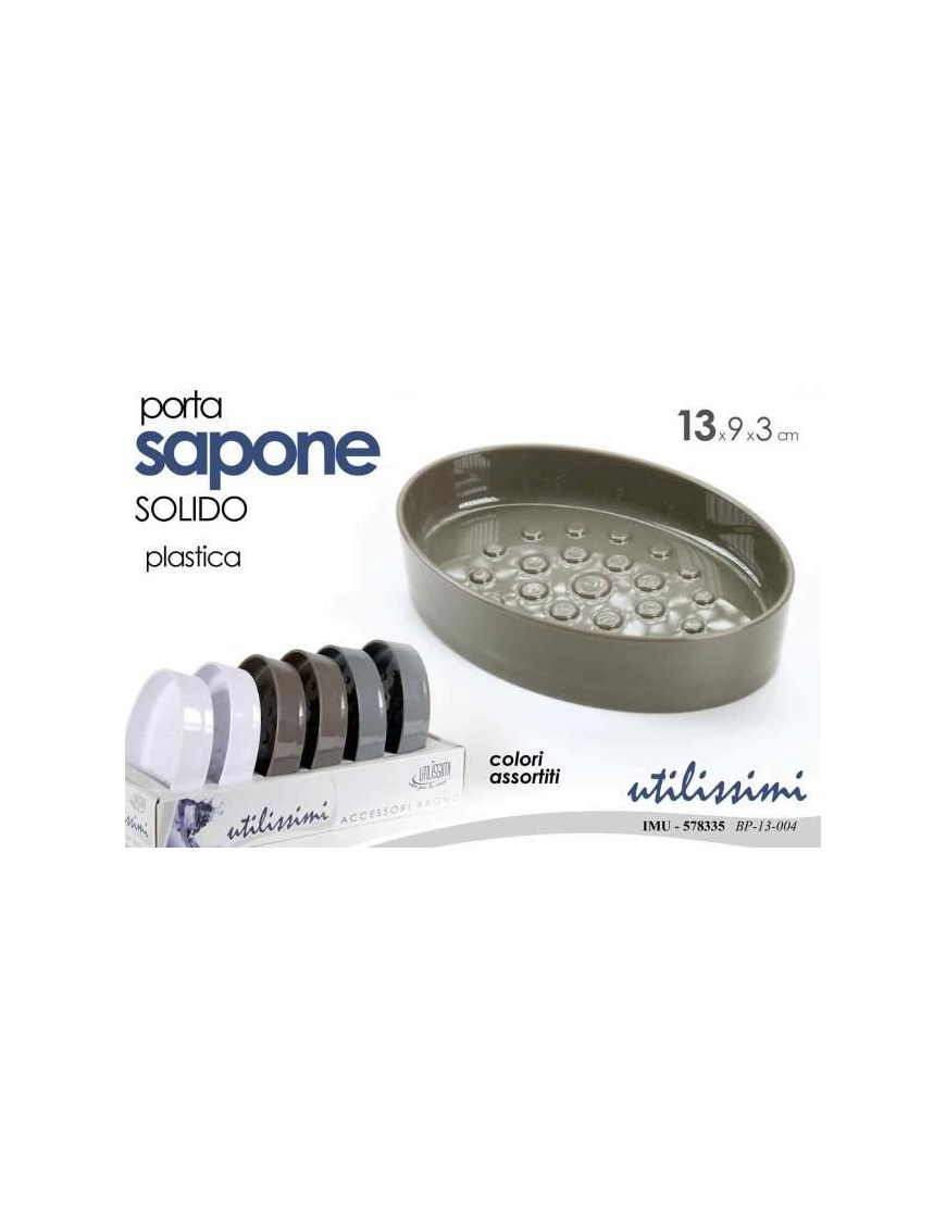 SOLID PLASTIC SOAP DISH