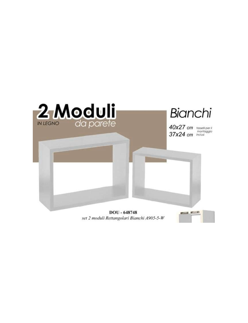 WHITE SHELF SET 2 pieces 40/37cm