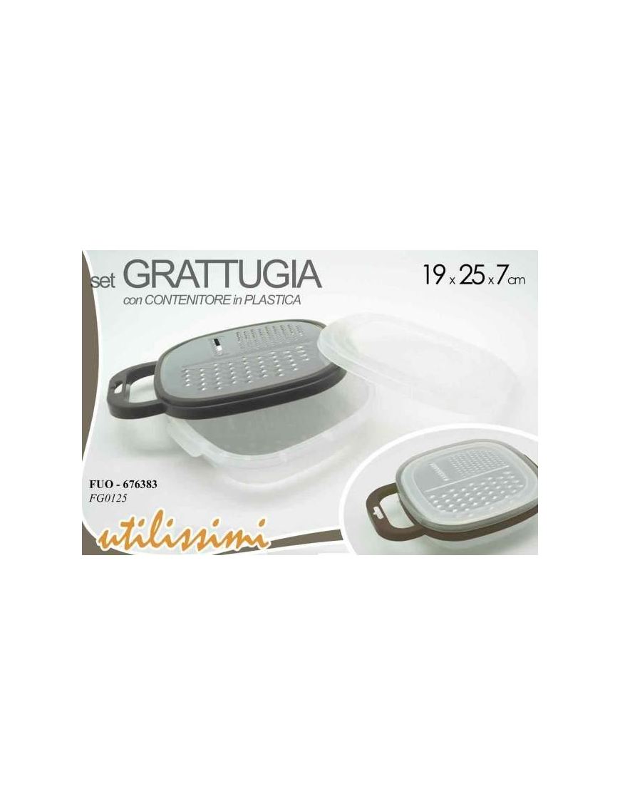 GRATER WITH CONTAINER 19x25x7cm