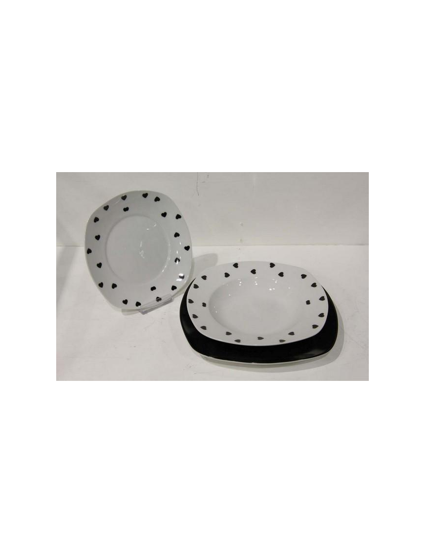 L.NNO CUORE NERO SERV. TAVOLA 19pz 71$$