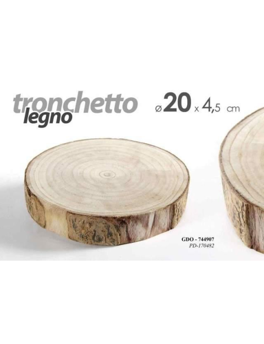 WOODEN TRUNK 20x20x4.5cm