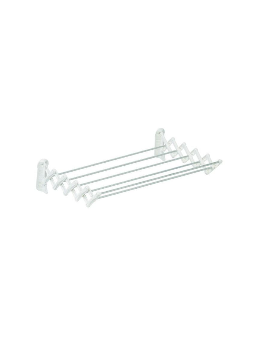 WALL-MOUNTED ALUMINUM CLOTHING RACK SKATTO EXTENSIBLE 6 METERS